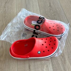 Red Crocs